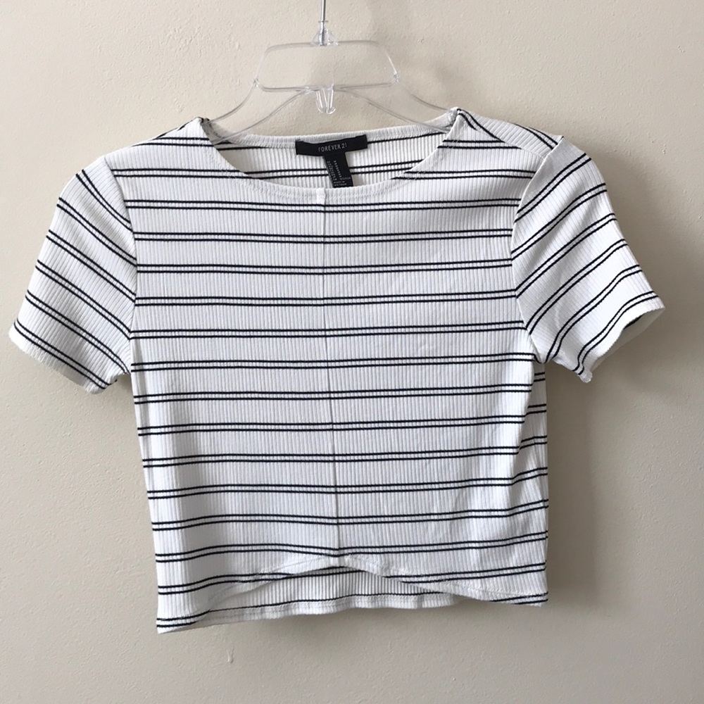 Striped Crop Top